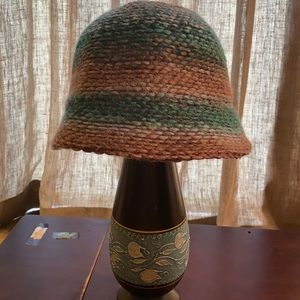 90s Style Knit Bucket Hat